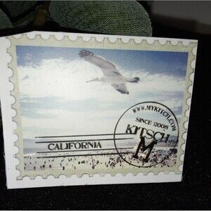 Gold Plated 14K in Brass "Letter M" Initial Earring NEW by Kitsch Jewelry